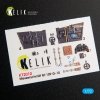 KELIK K72010 BF109-10G INTERIOR 3D DECALS FOR FINE MOLDS KIT 1/72